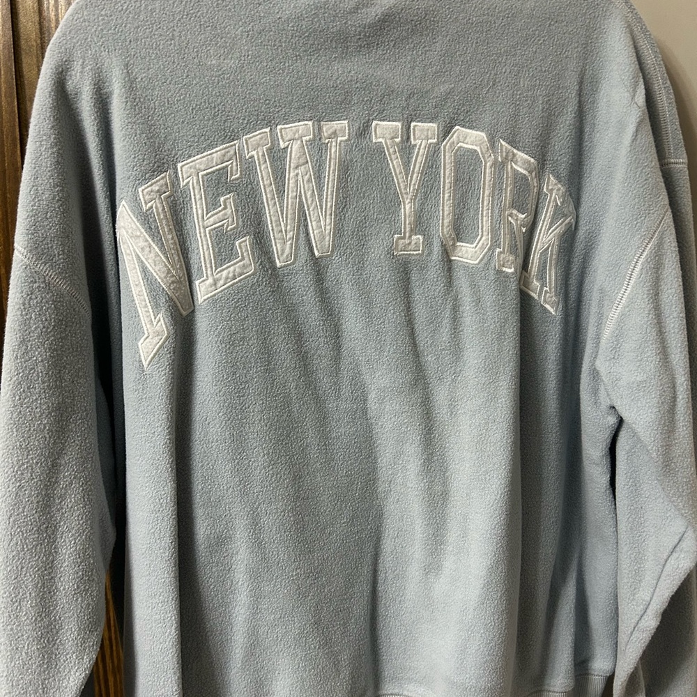 Light Blue Snap Button Pullover - Picture 5 of 5